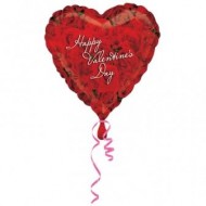 Happy Valentine's Day Rose Balloon